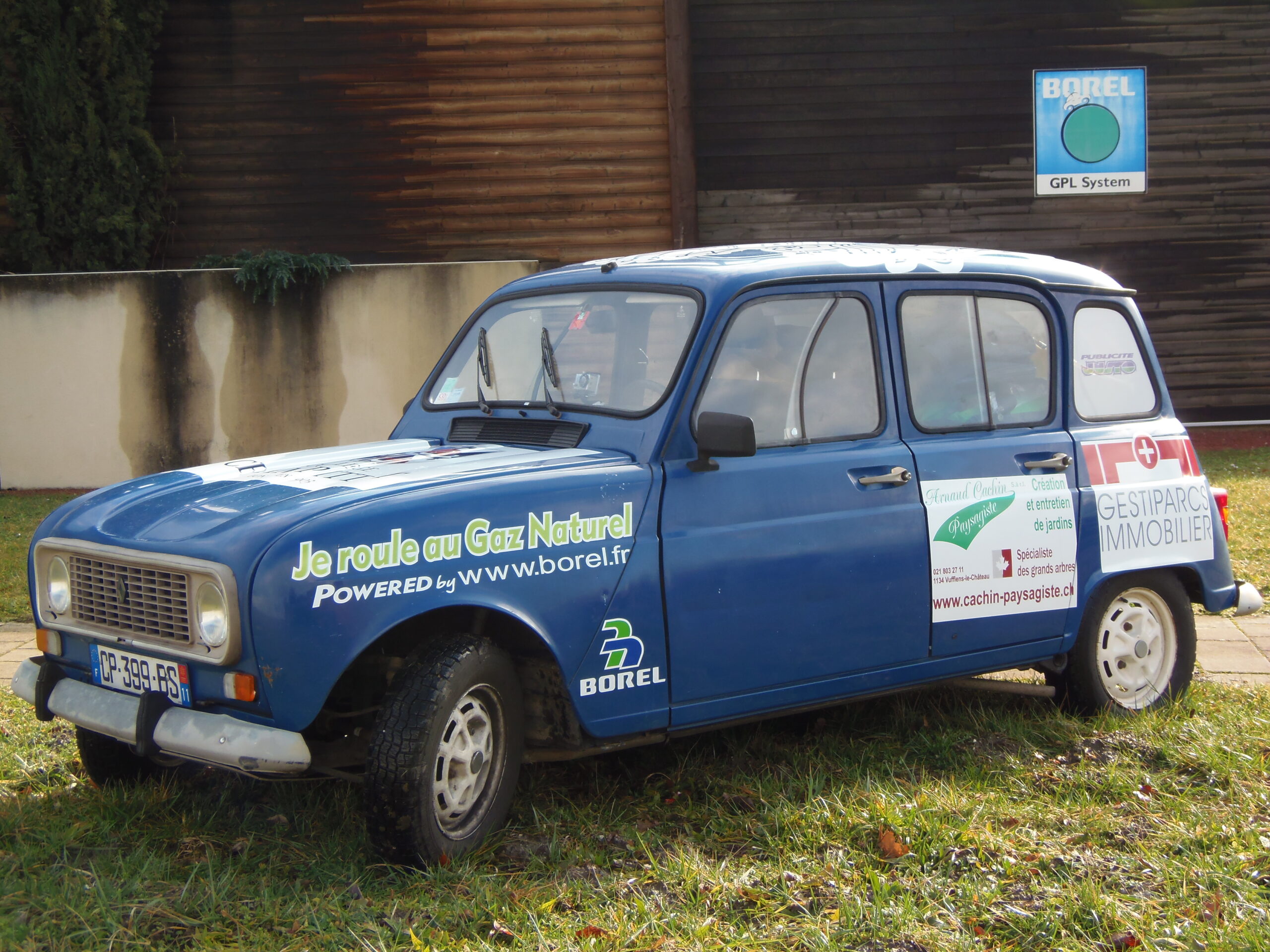 4L installée au GNV par BOREL