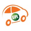 Voiture avec logo GPL vert